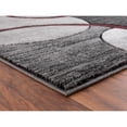 thumbnail image 1 of MDA Rug Imports Orelsi Collection Abstract Geometric Circles Area Rug Black/Red 2'8" x 8'1" Runner Runner 8' Runner Indoor,Runner Red Rectangle,Runner, 1 of 5