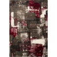 thumbnail image 1 of MDA Rug Imports Rhodes Collection Abstract Area Rug 7'11'' x 10'6'' - Red/Brown, 1 of 5