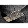 thumbnail image 1 of MDA Rug Imports Rhodes Collection Abstract Designed Area Rug Grey/Anthracite 2'1'' X 3'3'' 2' x 3' Kitchen,Bathroom,Entryway Rectangle, 1 of 5