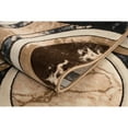 thumbnail image 1 of MDA Rug Imports Rhodes Collection Abstract Rounds Area Rug 6'9'' x 9'6'' - Gray/Beige, 1 of 5