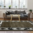 thumbnail image 1 of MDA Rug Imports Wildlife Collection Brown/Beige Area Rug 4' X 6' Latex Free 4' x 6' Rectangle, 1 of 5