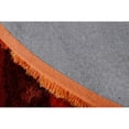 thumbnail image 1 of MDA Rugs Mateos Shag Red/Orange Contemporary Designed Area Rug 7' Round 6' Round Round, 1 of 4