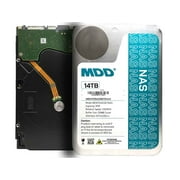 MDD 14TB 7200 RPM 256MB Cache SATA 6.0Gb/s 3.5 Internal Hard Drive for NAS Network Storage MD14TSATA25672NAS