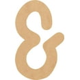 thumbnail image 1 of MDF Blank Wood 2'' Tall Breakbone Letters Alphabet &, Paintable Craft, 1 of 3