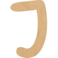 thumbnail image 1 of MDF Blank Wood 20'' Tall Breakbone Letters Alphabet J, Paintable Craft, 1 of 5