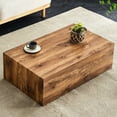 thumbnail image 1 of MDF Coffee Table with Wood Grain | Improve Living Area Style | Special Design | Simple Installation Process, 1 of 6