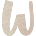 thumbnail image 1 of MDF Craft Letters, Unfinished 4'' Icebold W, Alphabet DIY Kids, 1 of 5