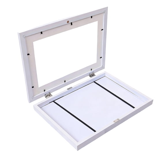MDF Flip Cover Photo Frame Shadow Box Display Case Wall Mounted Home Decor