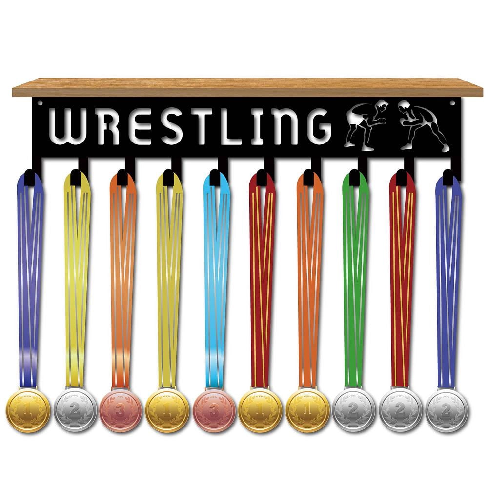 MDF Iron Medal Holder Medals Display Hanger Rack Sports 80x400mm Hole ...