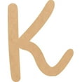 thumbnail image 1 of MDF Letter (K) Unfinished Craft, 18'' Tall Paintable DIY, Script Bright Candy Font, 1 of 5
