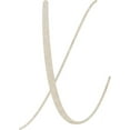 thumbnail image 1 of MDF Letter (X) Unpainted Wood Craft, 3'' Tall Paintable DIY, Script Rebeca Font, 1 of 5