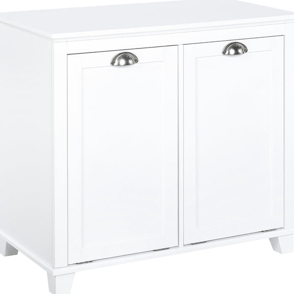 MDF Made - Tilt - Out Hamper Design - Laundry Room - Water - Resistant Build