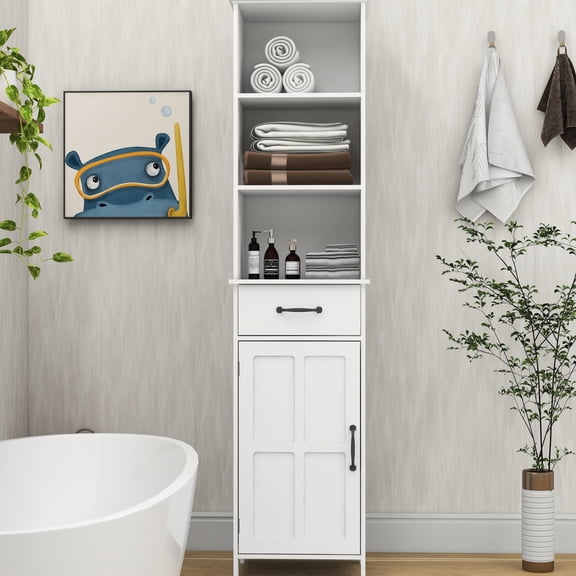 MDF Material - Drawer for Small Items - Bedroom - Practical Storage Floor Standing Cabinet