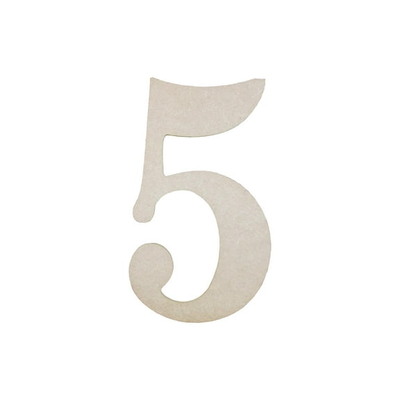 MDF Number 9.5" 5