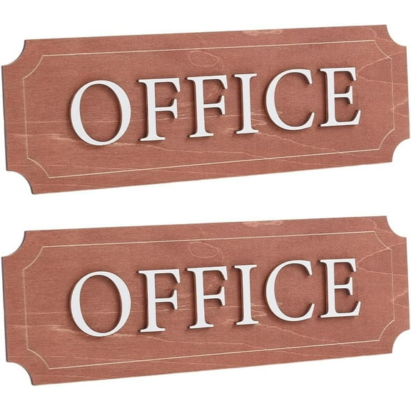 MDF Office Signs Guide Symbol Rectangle with Word Office Camel 225x75x7.5mm