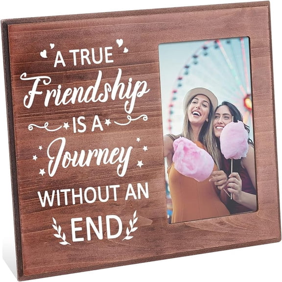 MDF Photo Frames for Tabletop Display Photo Frame Rectangle with Word Heart Pattern 195x254x12mm
