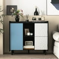 thumbnail image 1 of MDF Sideboard Buffet with Ample Storage / Multi - purpose Cabinet for Home Organization, 1 of 3