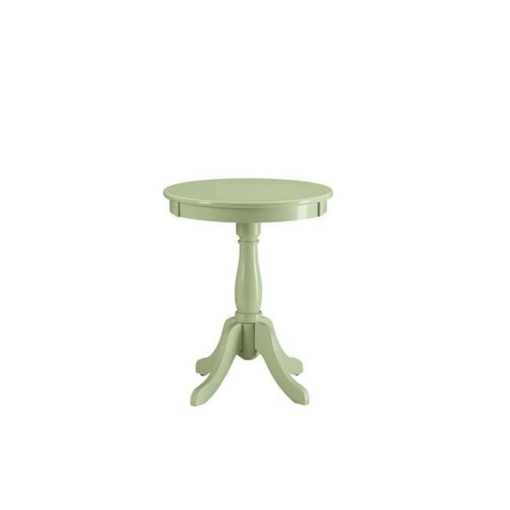 MDF & Solid Wood Leg Table, Light Green