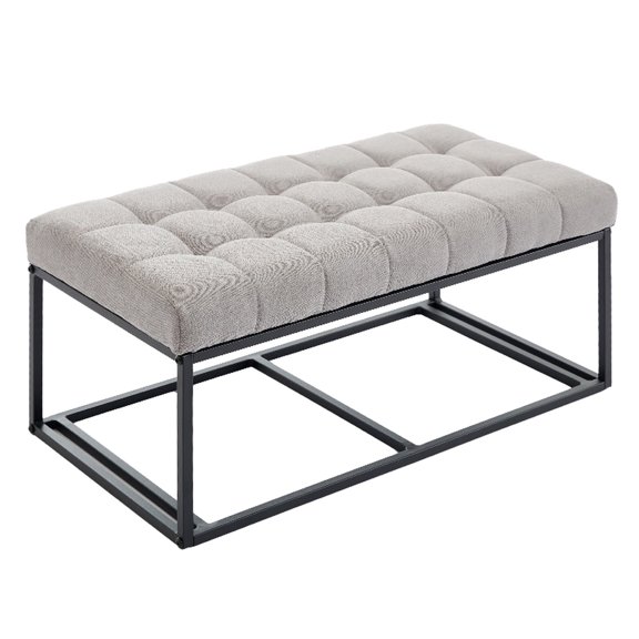 MDF Top Ottoman Bench / Breathable Seating in Entryway