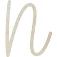 thumbnail image 1 of MDF Wall Letters, Unfinished 4'' Baleno Font N, Alphabet DIY Kids, 1 of 3