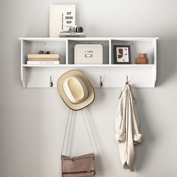 MDF Wall-Mounted Storage for Entryway / Offer More Storage Options