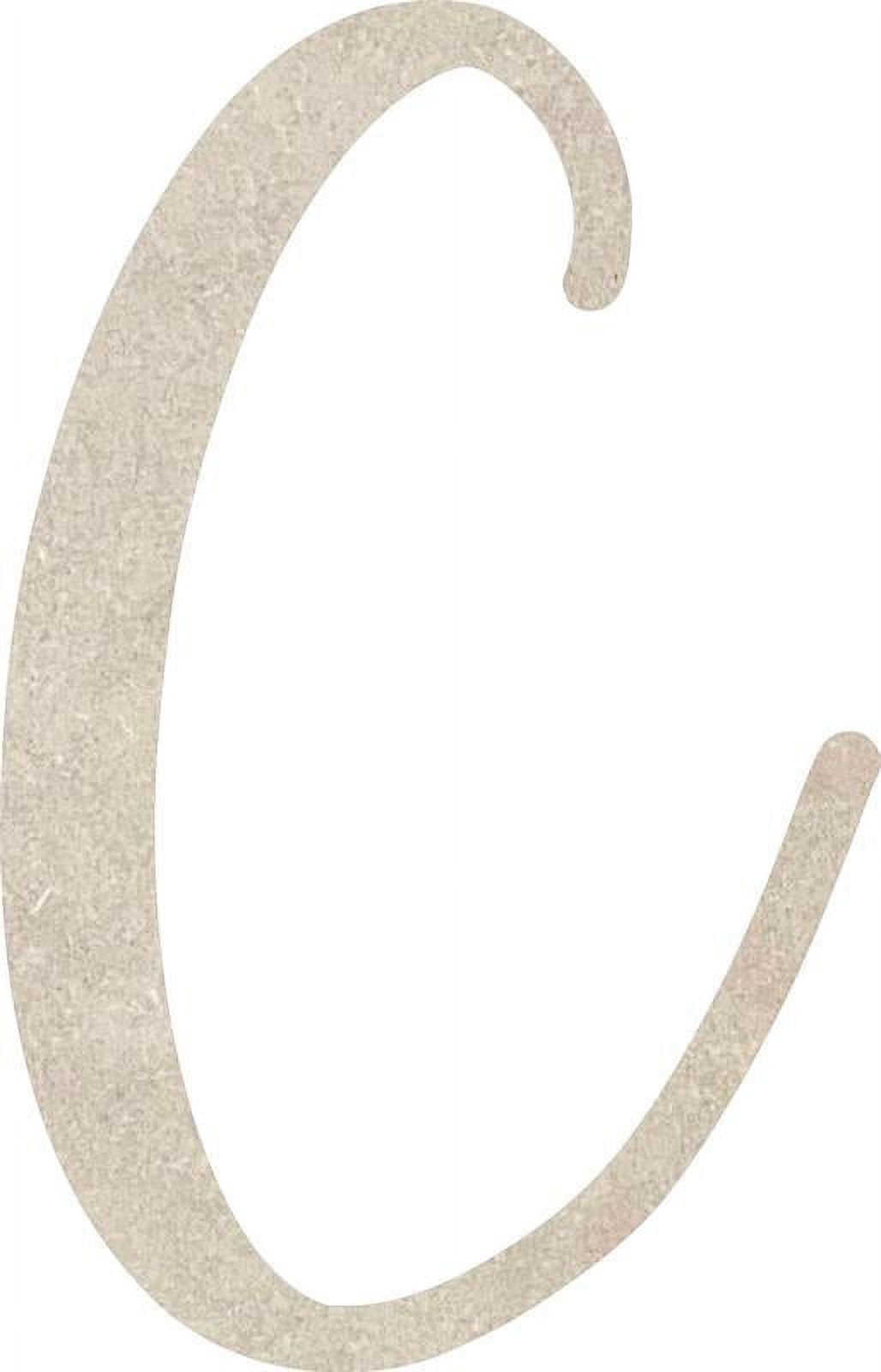 MDF Wood Letter C Craft, Paintable 4'' Tall Paintable, DIY Cailyn Bloom ...