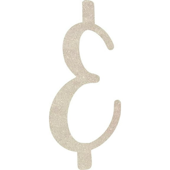 MDF Wood Letter & Craft, Paintable 4'' Tall Paintable, DIY Cailyn Bloom Script Font