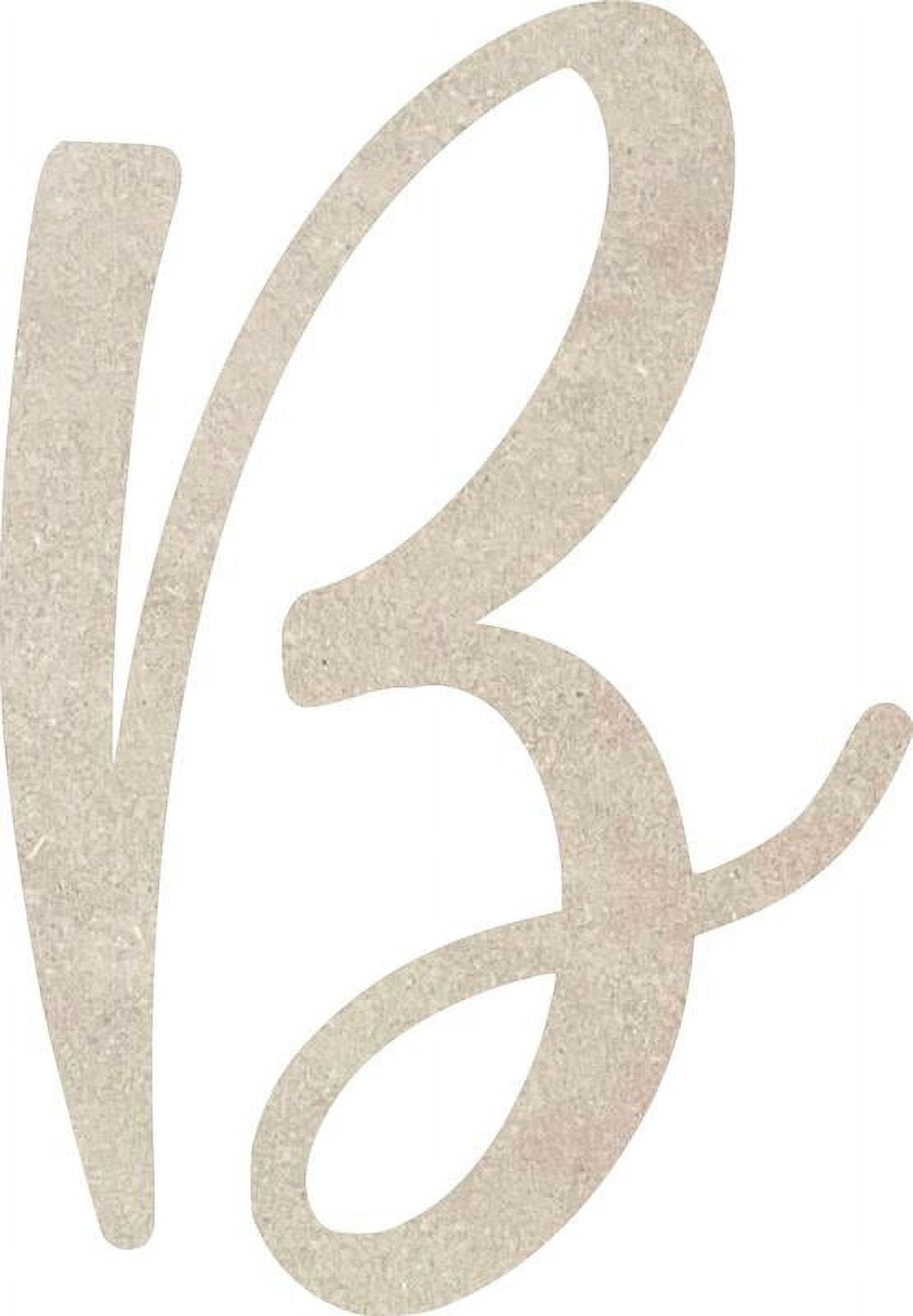 K Box Lettering MDF Wood Letter K Craft, Paintable 14'' Tall Paintable, DIY Cailyn ...