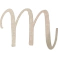 thumbnail image 1 of MDF Wood Letter M Craft, Paintable 8'' Tall Paintable, DIY Cailyn Bloom Script Font, 1 of 5