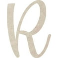 thumbnail image 1 of MDF Wood Letter R Craft, Paintable 16'' Tall Paintable, DIY Cailyn Bloom Script Font, 1 of 5