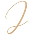 thumbnail image 1 of MDF Wooden Letter J, Craft Alphabet 10'' Tall Home Décor, Bellany, 1 of 3