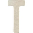 thumbnail image 1 of MDF Wooden Letter T, Craft Alphabet 10'' Tall Home Décor, Rawles, 1 of 5