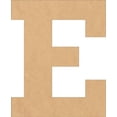thumbnail image 1 of MDF Wooden Letters, Blank DIY 10'' Rockwell E, Unfinished Paintable Craft, 1 of 5