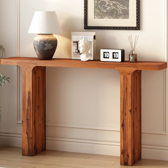 MDF and Acacia Main Material - Support 300 lbs - Living Room Use - Ensure Long - lasting Function