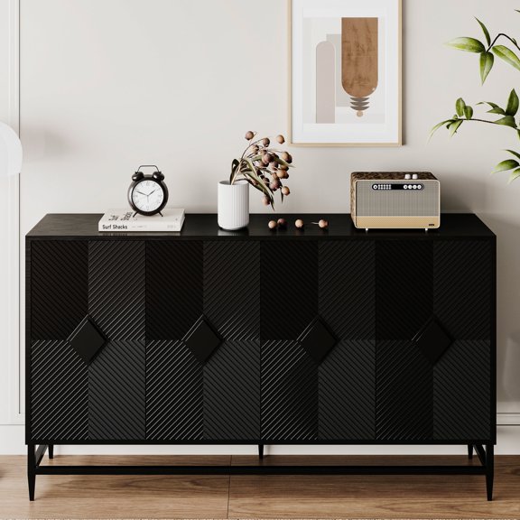 MDF and Steel Construction - Powerful Practicality Design - Kitchen, Dining Room - Provide Ample Storage Space