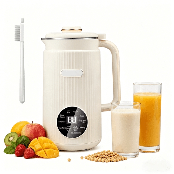 MDHAND 1.2L Automatic Nut Milk Maker, 11-in-1 Plant-Based Beverage ...