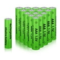 thumbnail image 1 of MDHAND 16 x 1.5V AAA Alkaline Rechargeable Batteries 3000mAh Suitable for Use in Solar Lights and General Purpose Household Equipment., 1 of 8