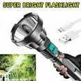 MDHAND 1pack super bright flashlight high 90000 lumens LED hunting
