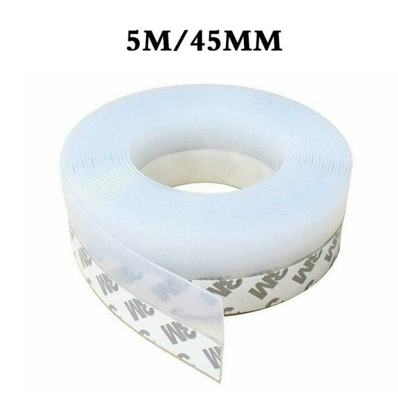 MDHAND 2Pack 5M 45mm Door Seal Strip for Sliding Door Self Adhesive WeatherStrip For Noise Stopper And Prevent Bugs