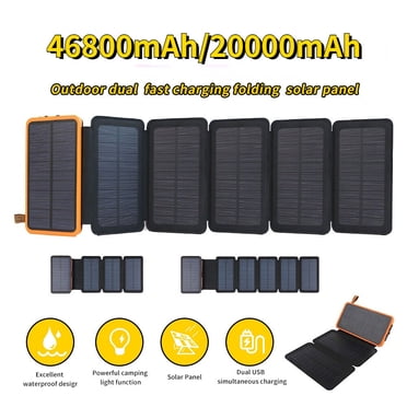SOLPOWBEN 30000mAh Solar Charger, Portable Power Bank with LED Light ...