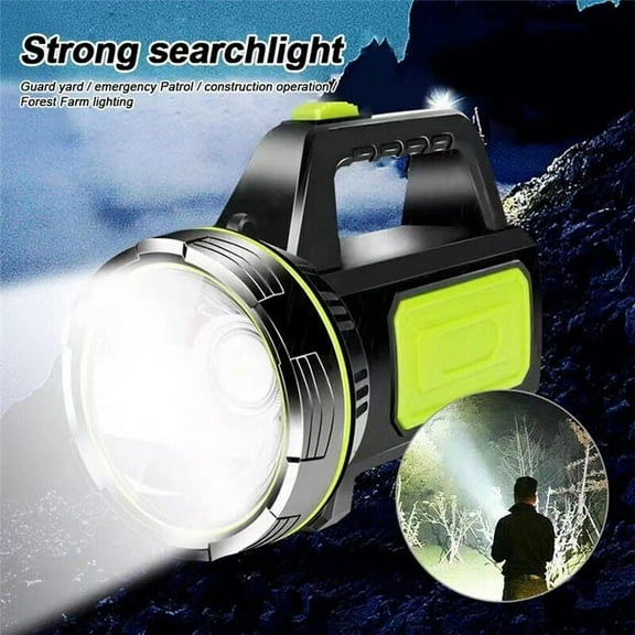 MDHAND Bright LED Flashlight 990000LM USB Rechargeable Torch Lamp Tactical Flash Light