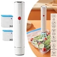 thumbnail image 1 of MDHAND Handheld Vacuum Sealers with 10 Flat Valve Bags, Rechargeable 1200mAh Battery, 65kPa Suction, 1 of 8