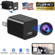 MDHAND Mini Camera 1080p USB Wireless Charging Camera, Video Recorder Home Security System Memory Card Not Included