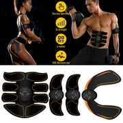 MDHAND Rechargeable EMS Abs Stimulator 4pcs Ultimate Muscle, Arm and Leg Trainer, Trainer Conditioner