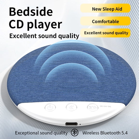 MDHAND White Noise Machine , Portable Sleep Sound Machine for Deeper Sleep, Blue