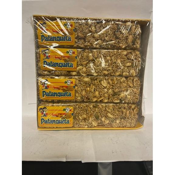 MDM Palanqueta MIXED PEANUT BRITTLE MIXTA 12CT 4.6OZ BARS (130G)