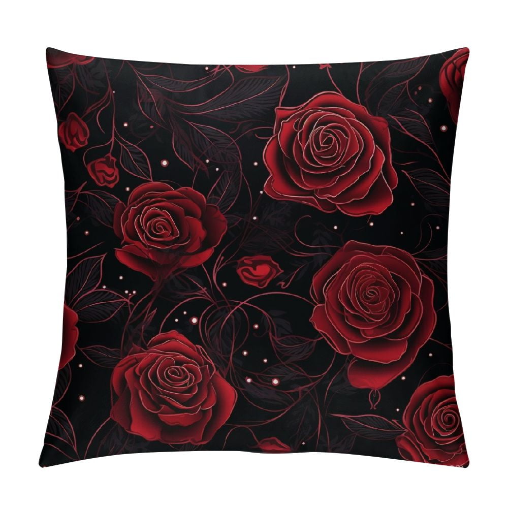 Red rose pillows new arrivals