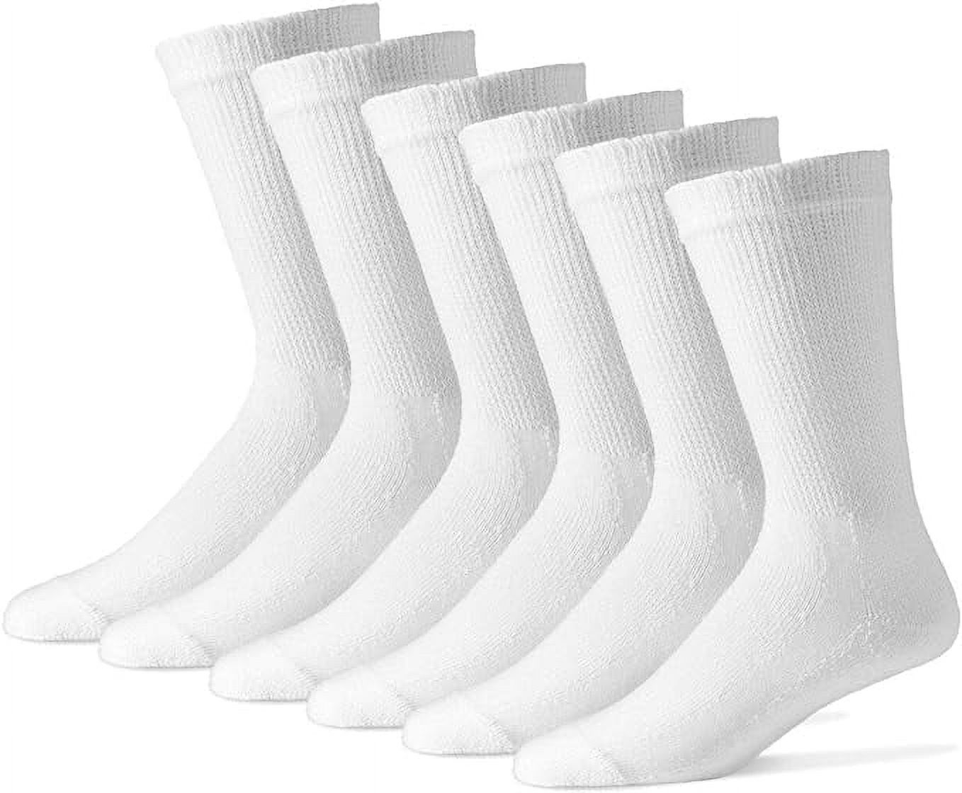 MDR Diabetic Socks Crew Length for Men and Women with Full Sole 3 Pairs