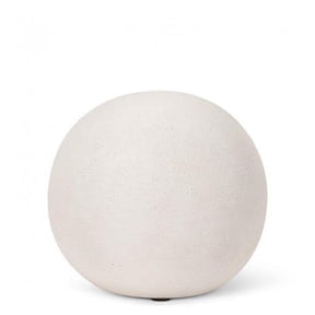 MDR Trading AB-27-LUNAR-088-MD 5 in. Medium Coarse Texture Garden Sphere Sculpture, Ivory