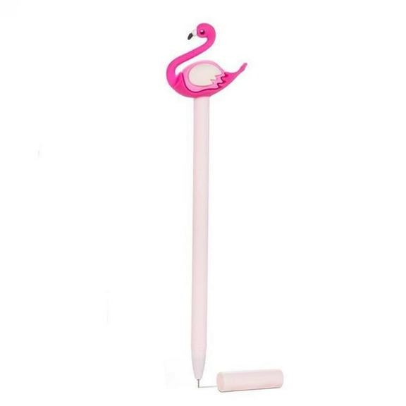 MDR Trading AB-27-SCRIBBLE-134-Q01 9 in. Pink Flamingo Pen - Pink & White